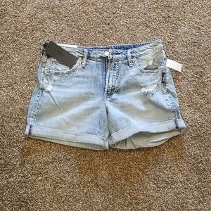 Silver jean short